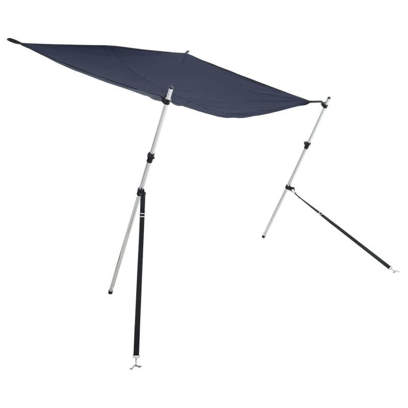 Load image into Gallery viewer, Vidaxl schaduwdoekset t-top 170x170x(113-182,5) cm blauw