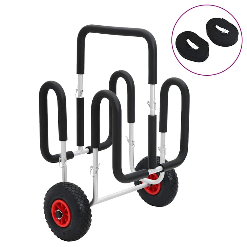 Afbeelding laden in galerijviewer, Vidaxl sup trolley voor surfplank 45 kg aluminium