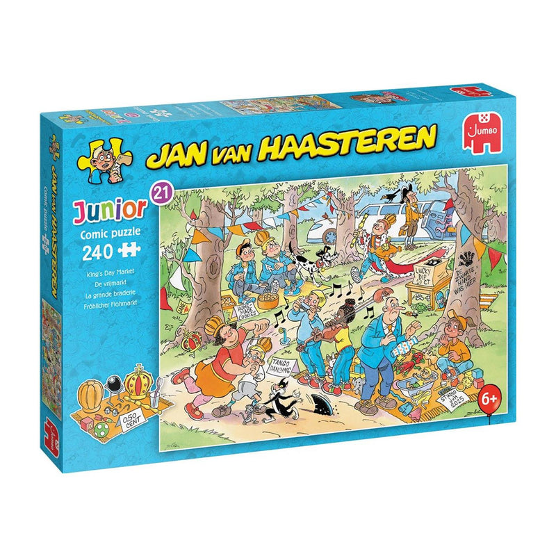 Load image into Gallery viewer, Jumbo jvh puzzel 21 de vrijmarkt 240pcs