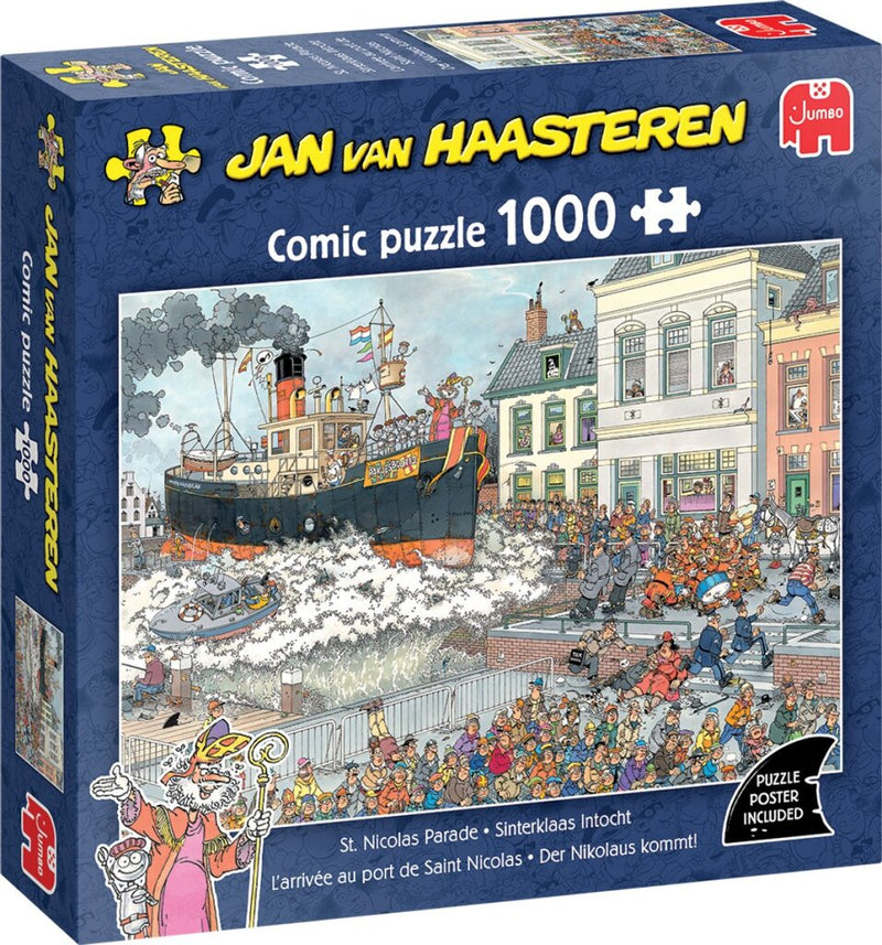 Load image into Gallery viewer, Jan van haasteren legpuzzel - sinterklaas intocht - 1000st.
