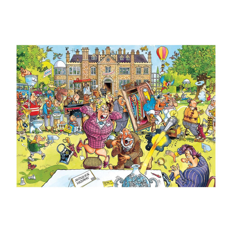 Afbeelding laden in galerijviewer, Jumbo wasgij retro original 10 - antiekjacht! - 1000st.