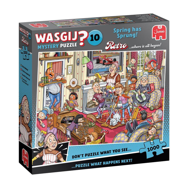 Afbeelding laden in galerijviewer, Jumbo wasgij retro mystery 10 - de voorjaars-schoonmaak! - 1000st.