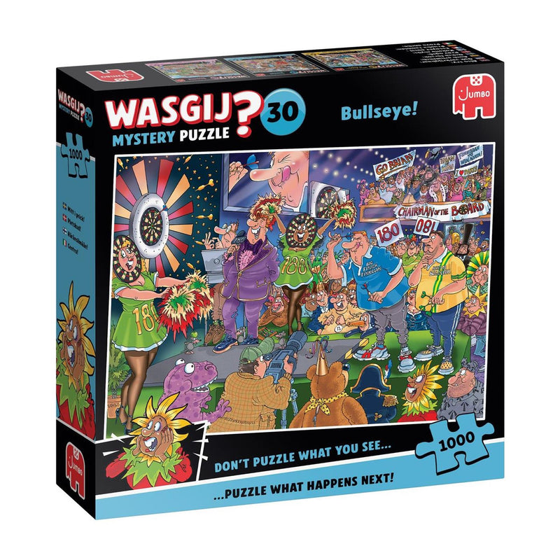 Afbeelding laden in galerijviewer, Jumbo wasgij mystery 30 - schot in de roos! - puzzel - 1000 stukjes