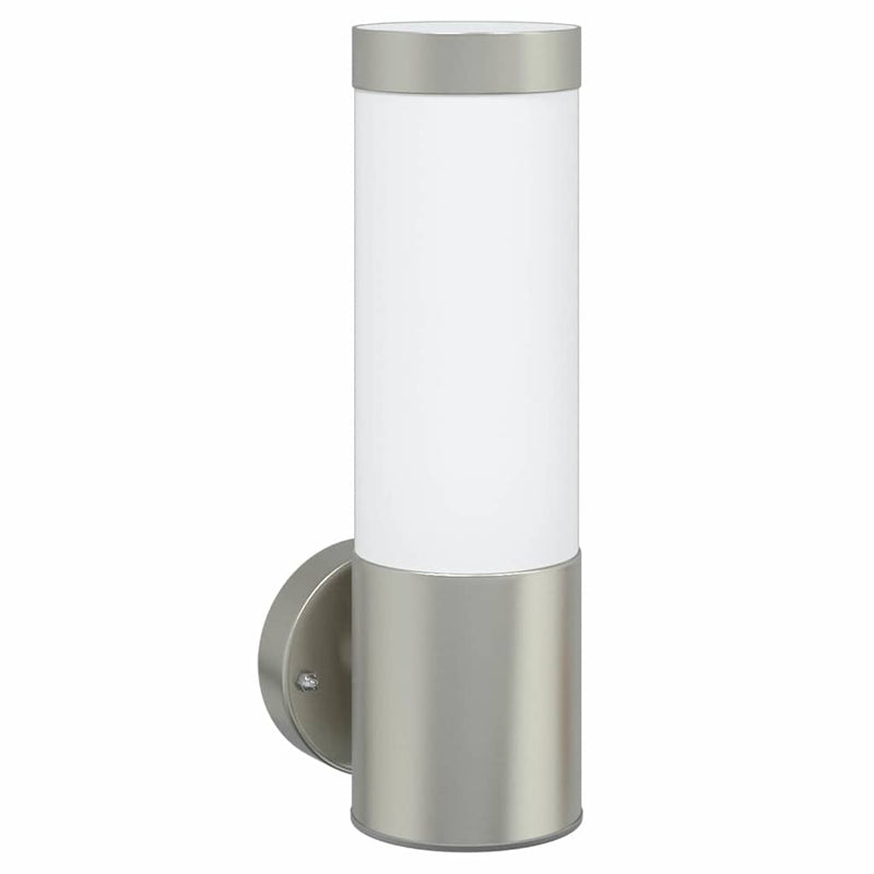 Load image into Gallery viewer, Vidaxl buiten wandlamp zilver 12 x 8,5 x 27 cm