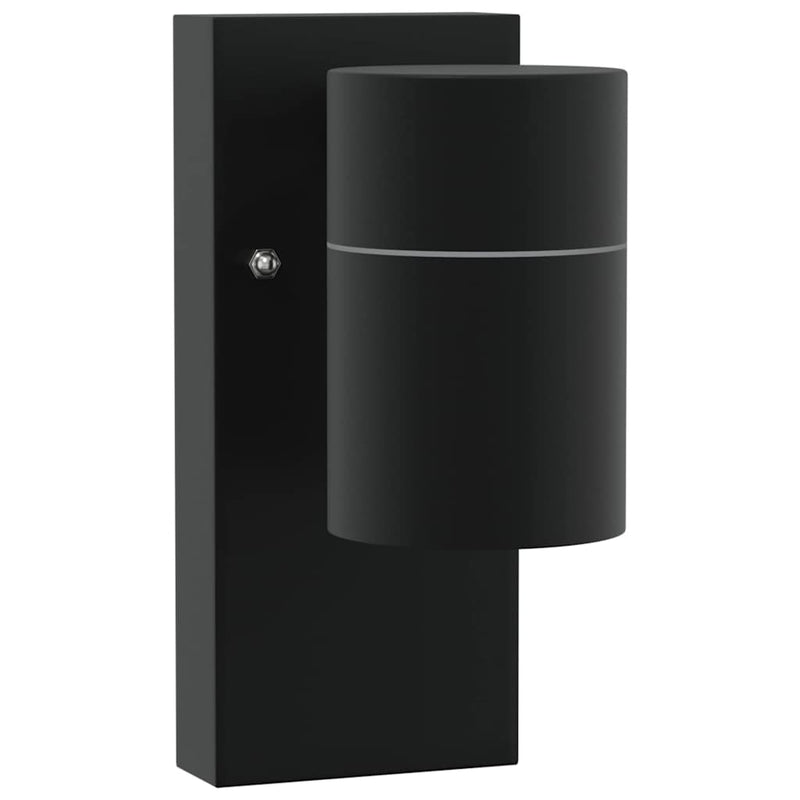 Load image into Gallery viewer, Vidaxl buiten wandlamp zwart 6,5 x 10,5 x 16 cm rvs en glas