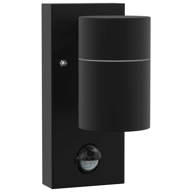 Load image into Gallery viewer, Vidaxl buiten wandlamp zwart 6,5 x 10,5 x 16 cm rvs en glas
