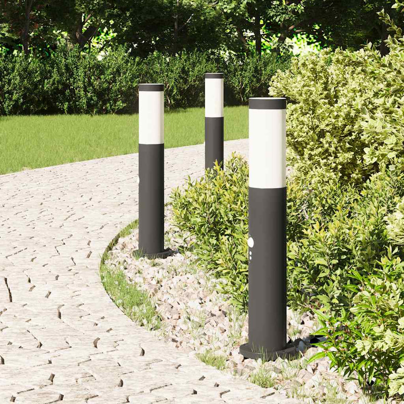Load image into Gallery viewer, Vidaxl bolderverlichting met sensor 3 stuks 50 cm rvs ip44