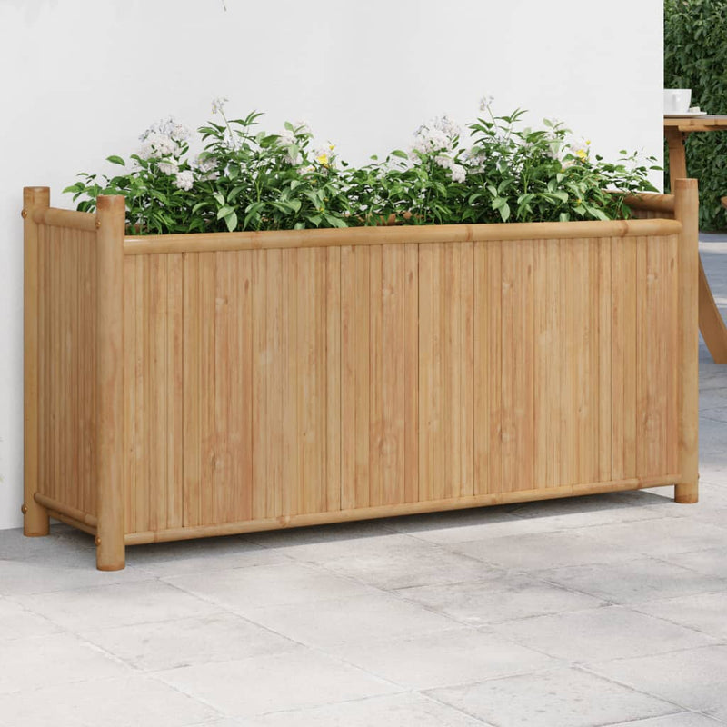Load image into Gallery viewer, Vidaxl plantenbak 100x30x50 cm bamboe