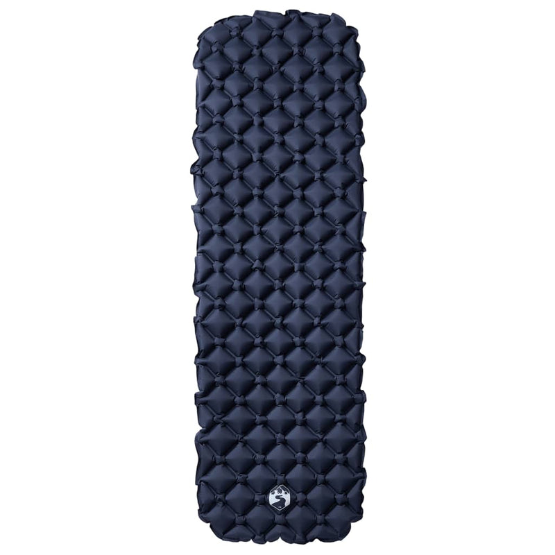 Load image into Gallery viewer, Vidaxl kampeermatras opblaasbaar 190x58x6 cm 1- persoons grijs