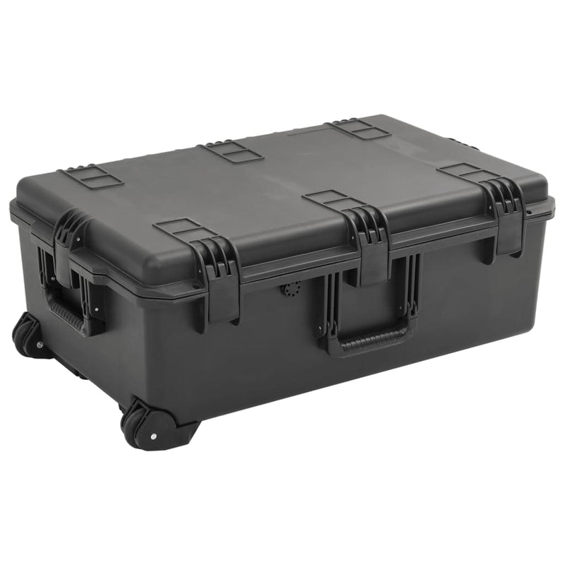 Load image into Gallery viewer, Vidaxl flightcase draagbaar 79,5x51,5x30,5 cm pp zwart