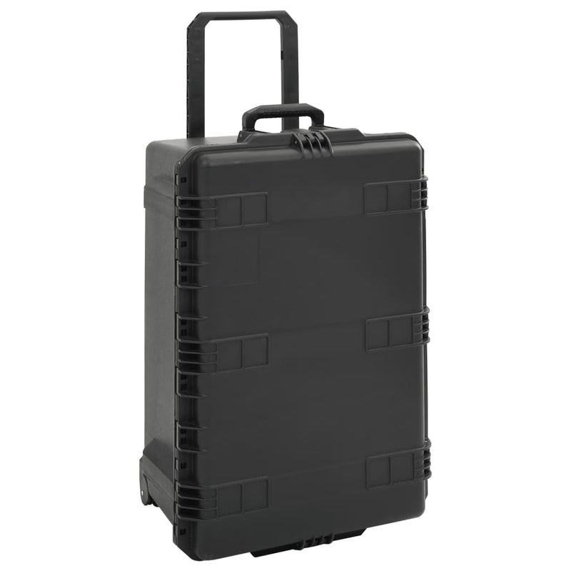 Load image into Gallery viewer, Vidaxl flightcase draagbaar 79,5x52x39 cm pp zwart