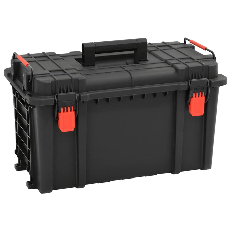 Load image into Gallery viewer, Vidaxl flightcase draagbaar 57x35x32,5 cm pp zwart