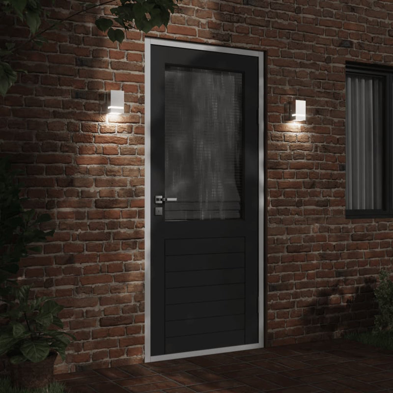 Load image into Gallery viewer, Vidaxl buitenwandlamp roestvrij staal zilverkleurig