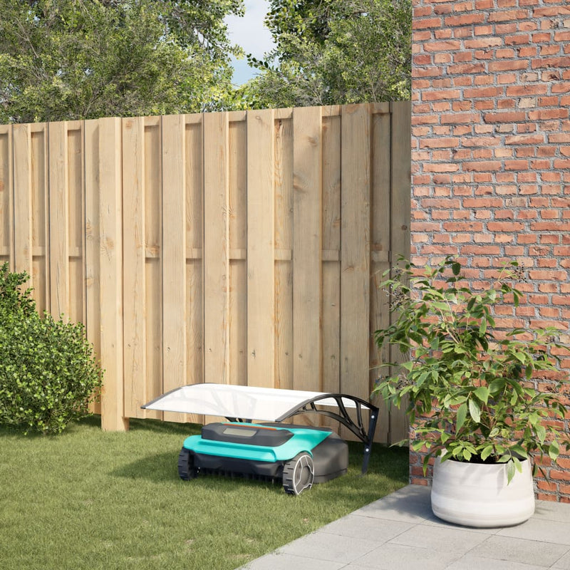 Load image into Gallery viewer, Vidaxl robotmaaiergarage zwart 80x101x46 cm