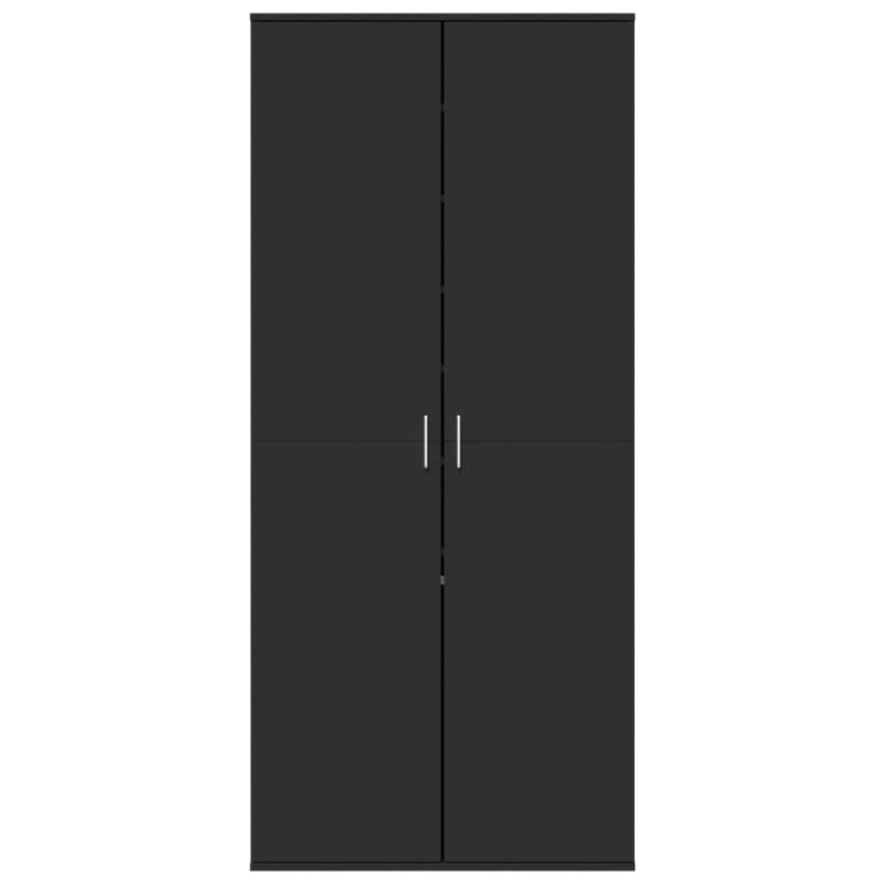 Load image into Gallery viewer, VidaXL Schoenenkast 80x39x178 cm spaanplaat zwart