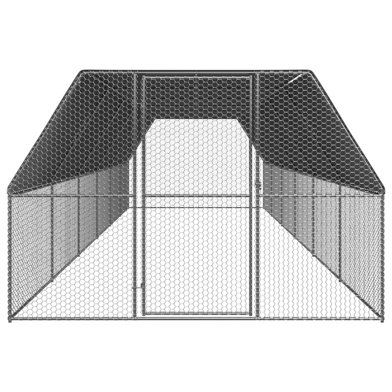 Load image into Gallery viewer, VidaXL Kippenhok 3x12x2 m gegalvaniseerd staal