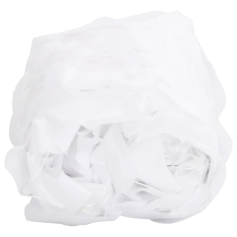 Load image into Gallery viewer, Vidaxl camouflagenet met opbergzak 844x429 cm wit