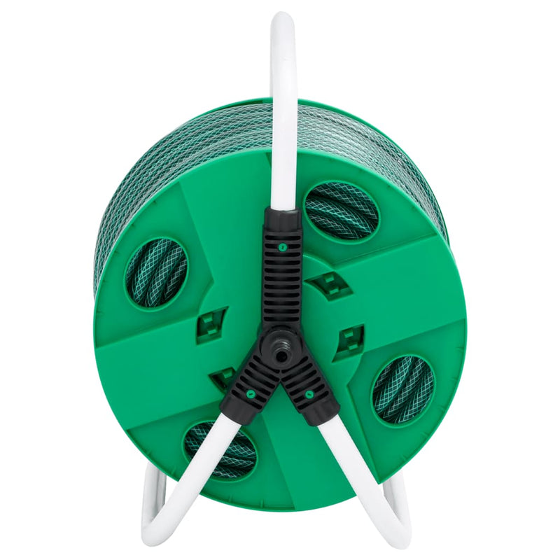 Load image into Gallery viewer, Vidaxl slanghaspel vrijstaand met 20 m slang pvc groen