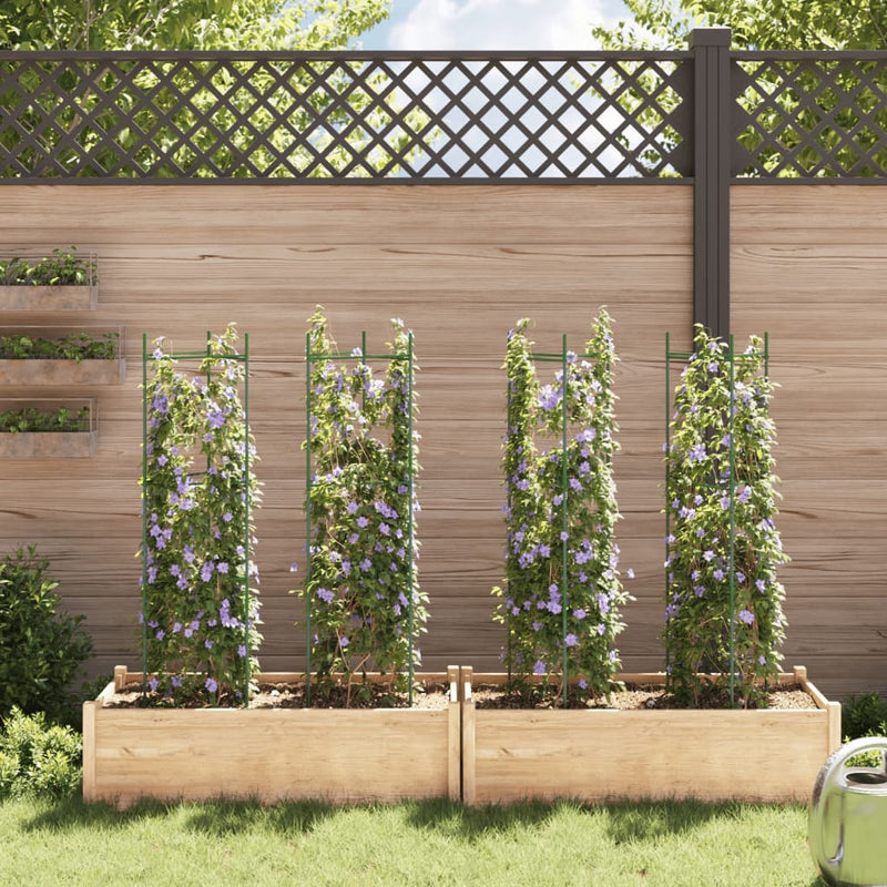 Load image into Gallery viewer, VidaXL Tomatenkooien 4 st 116 cm staal en polypropeen