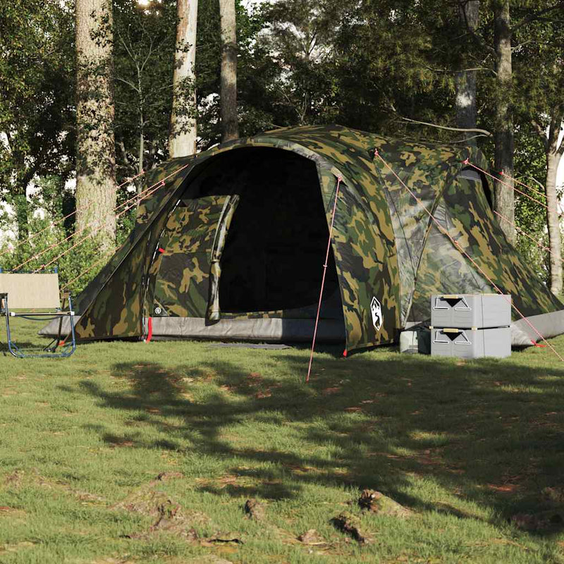 Load image into Gallery viewer, Vidaxl koepeltent 6-persoons waterdicht camouflage