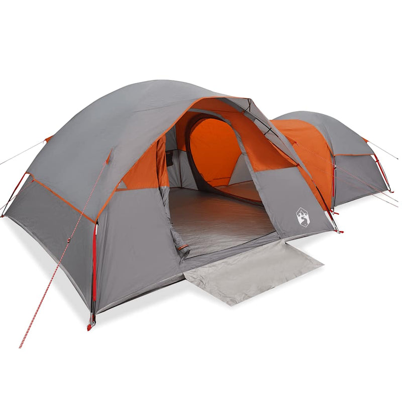 Load image into Gallery viewer, Vidaxl tent 5-persoons waterdicht grijs en oranje