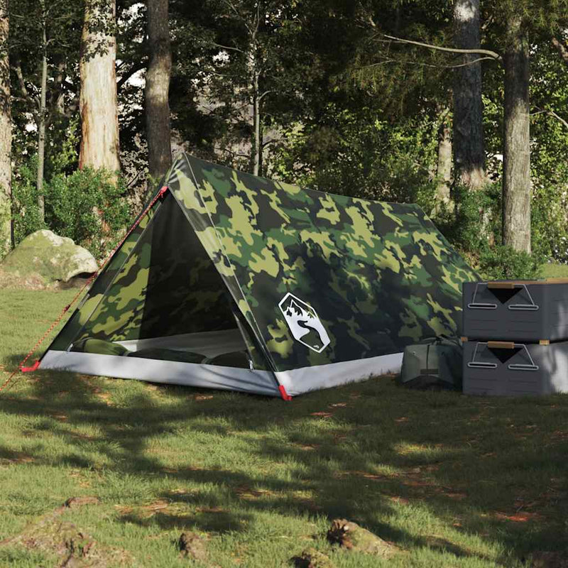 Load image into Gallery viewer, Vidaxl tent 2-persoons waterdicht camouflage