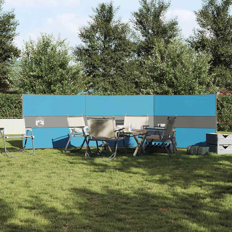 Load image into Gallery viewer, Vidaxl windscherm camping waterdicht 490x123 cm blauw