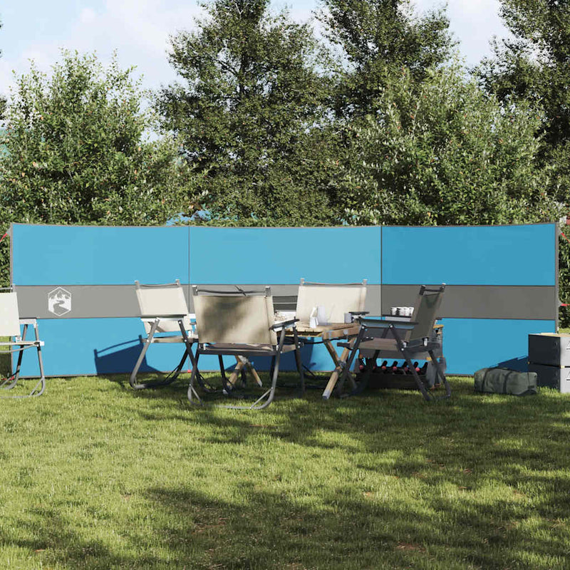 Load image into Gallery viewer, Vidaxl windscherm camping waterdicht 490x123 cm blauw