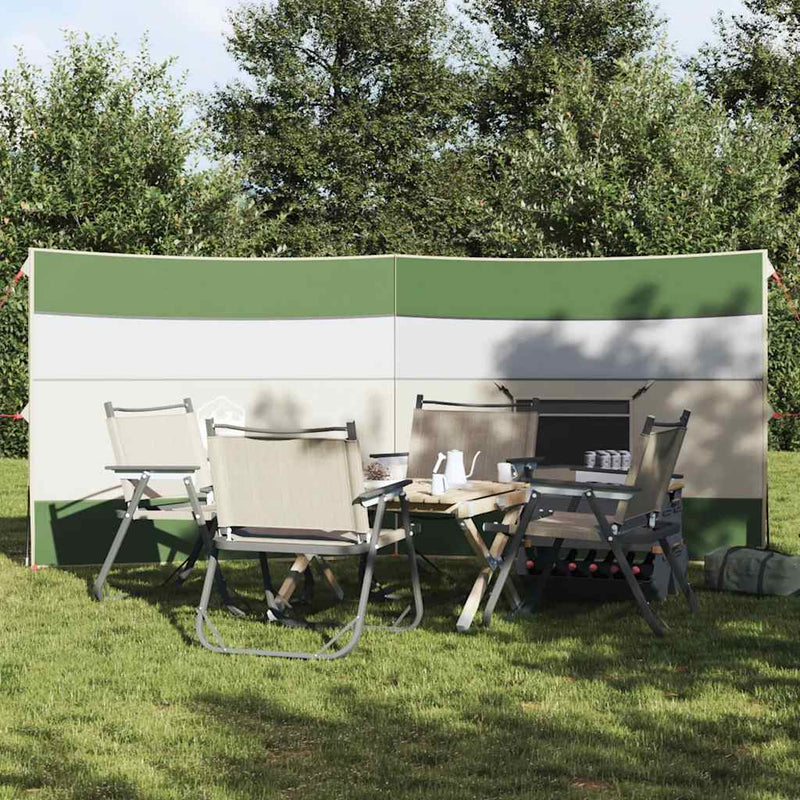 Load image into Gallery viewer, Vidaxl windscherm camping waterdicht 340x130 cm groen