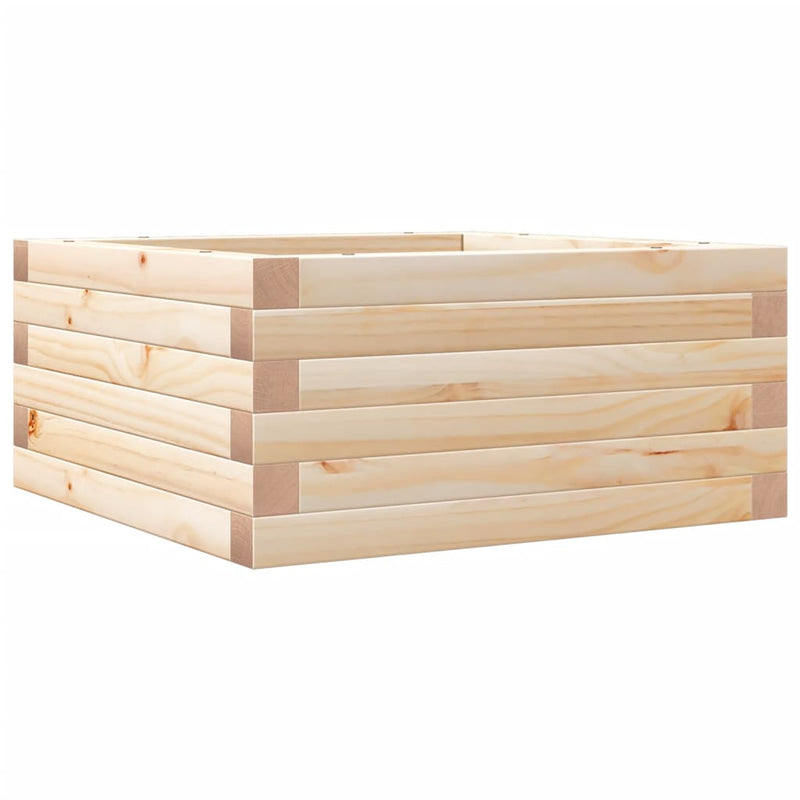 Load image into Gallery viewer, Vidaxl plantenbak 50x50x23 cm massief grenenhout