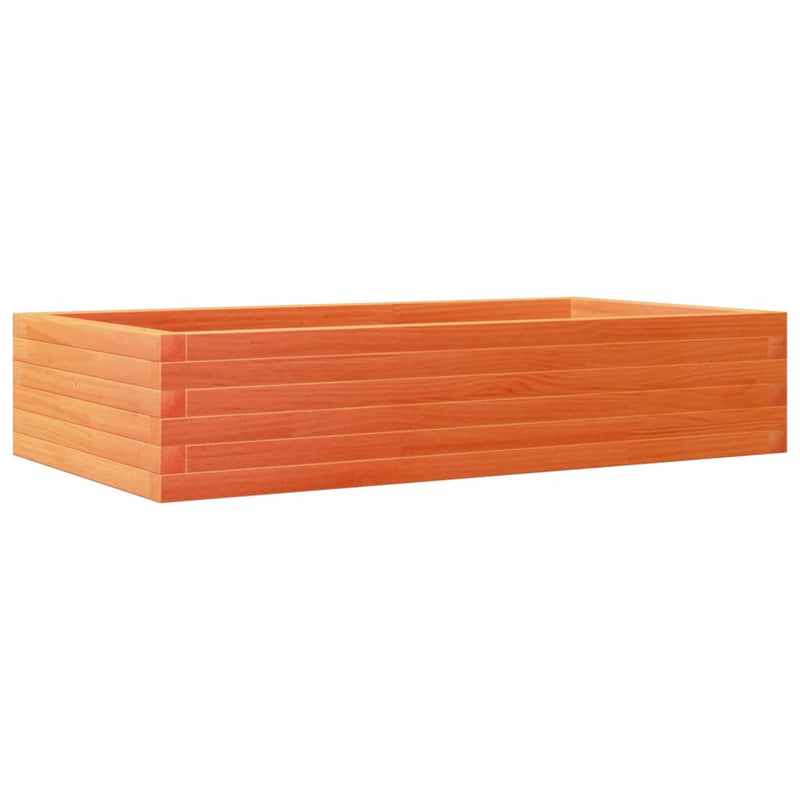 Load image into Gallery viewer, Vidaxl plantenbak 110x60x23 cm massief grenenhout wasbruin
