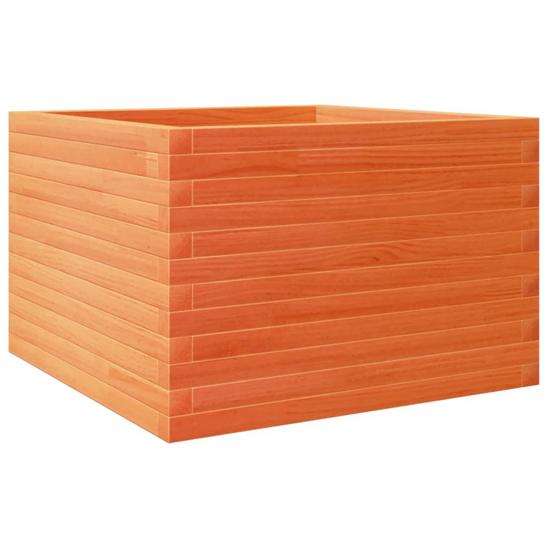 Load image into Gallery viewer, Vidaxl plantenbak 70x70x45,5 cm massief grenenhout wasbruin