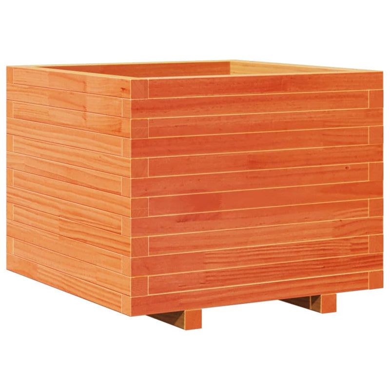 Load image into Gallery viewer, Vidaxl plantenbak 60x60x49,5 cm massief grenenhout wasbruin