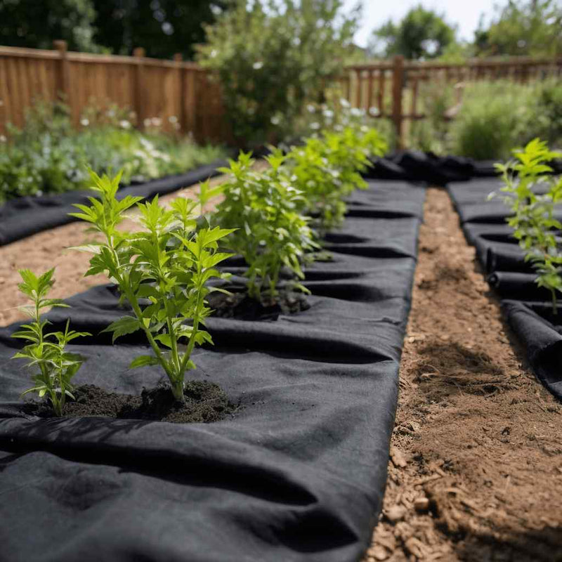 Load image into Gallery viewer, Vidaxl geotextielmembraan 1x50 m polyestervezel zwart