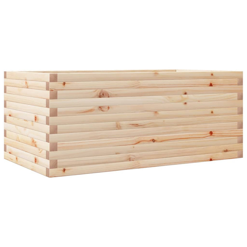 Load image into Gallery viewer, VidaXL Plantenbak 110x60x46 cm massief grenenhout