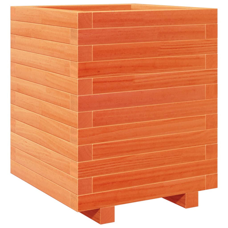 Load image into Gallery viewer, Vidaxl plantenbak 40x40x49,5 cm massief grenenhout wasbruin