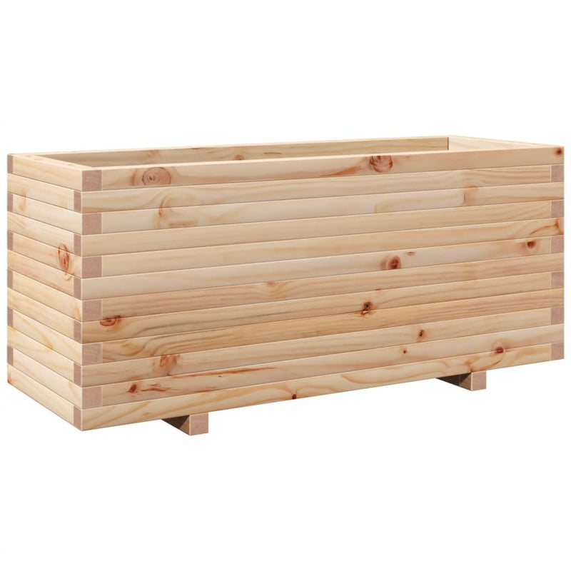 Load image into Gallery viewer, VidaXL Plantenbak 110x40x49,5 cm massief grenenhout
