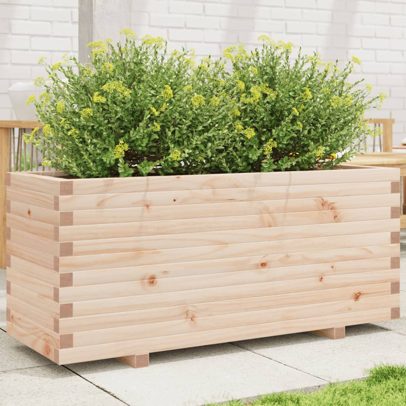 Load image into Gallery viewer, VidaXL Plantenbak 110x40x49,5 cm massief grenenhout