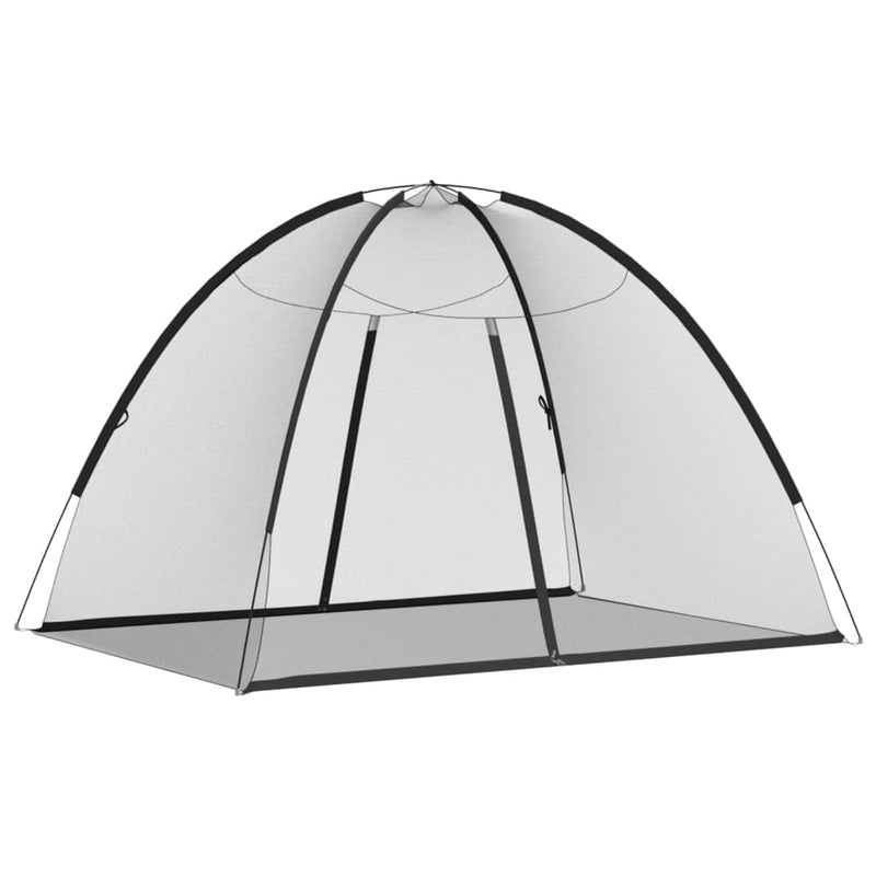 Load image into Gallery viewer, VidaXL Klamboe met deuren Mongolia 220 gaas 200x150x140 cm zwart