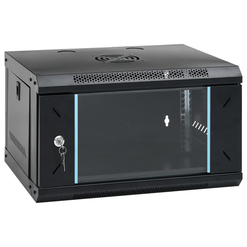 Load image into Gallery viewer, Vidaxl 6u wandgemonteerde netwerkkast 19 ip20 53x40x30 cm