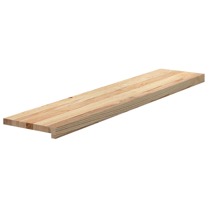 Load image into Gallery viewer, Vidaxl traptreden 4 st 120x25x2 cm onbehandeld massief eikenhout