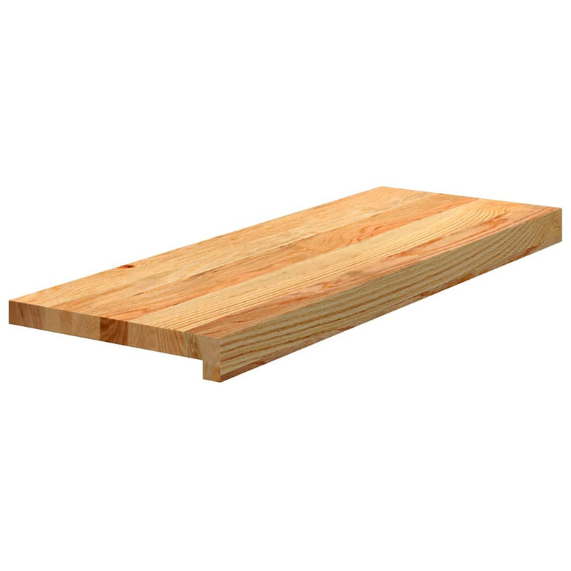 Load image into Gallery viewer, Vidaxl traptreden 4 st 70x25x2 cm massief eikenhout lichtbruin