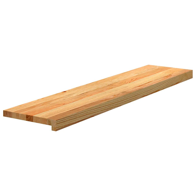 Load image into Gallery viewer, Vidaxl traptreden 4 st 110x30x2 cm massief eikenhout lichtbruin