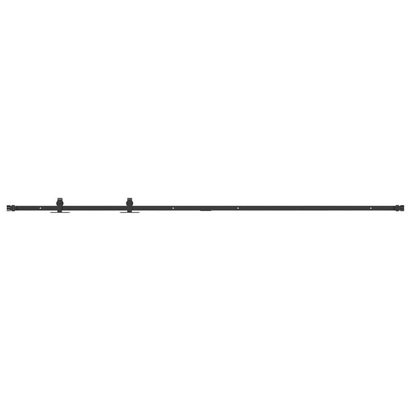 Load image into Gallery viewer, Vidaxl ophangset voor schuifdeur 213 cm koolstofstaal