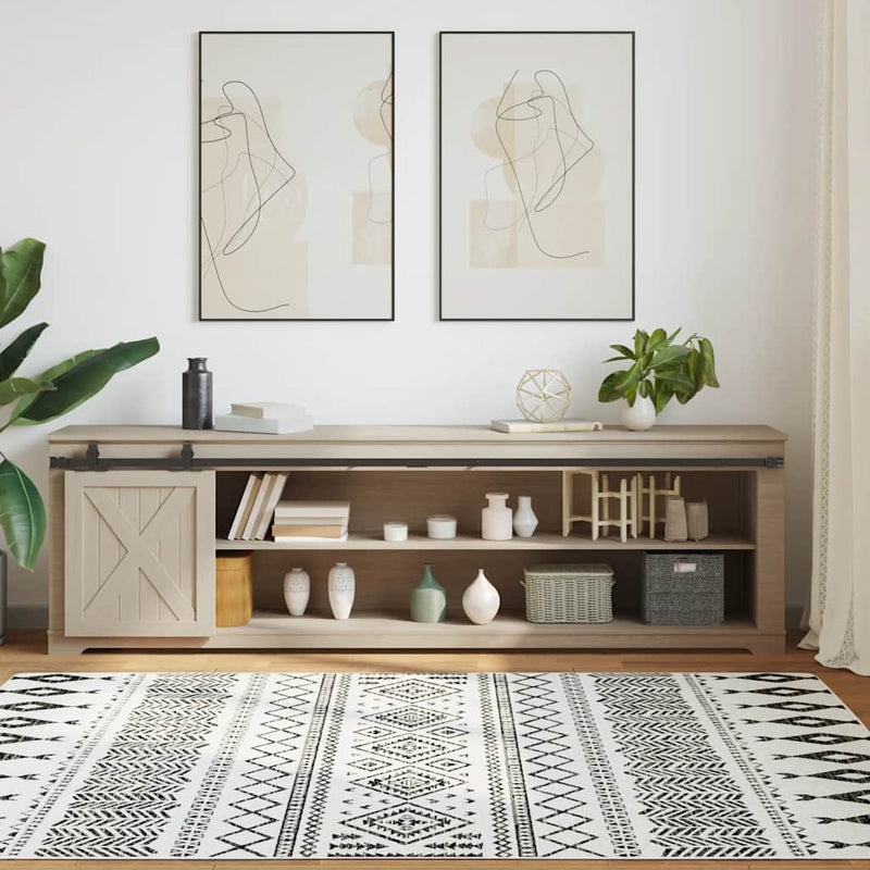 Load image into Gallery viewer, Vidaxl ophangset voor schuifdeur 213 cm koolstofstaal