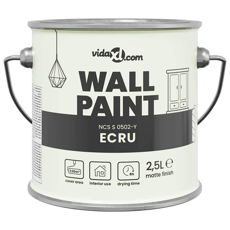 Load image into Gallery viewer, Vidaxl muurverf bruin 2,5 l wandprint