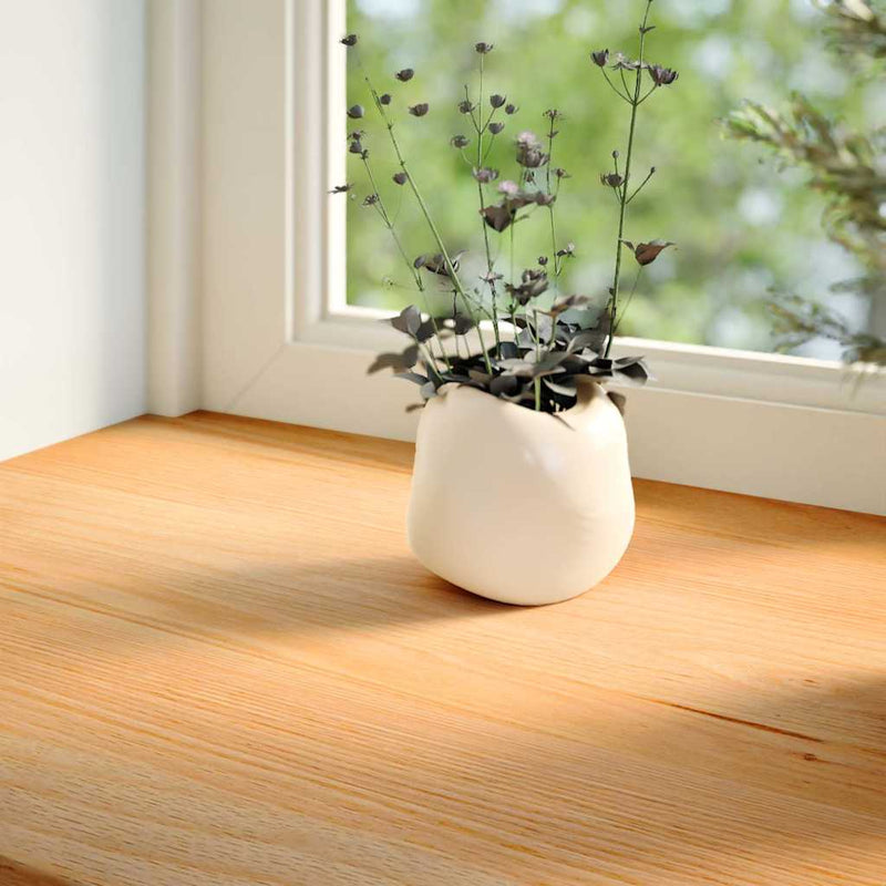 Load image into Gallery viewer, Vidaxl vensterbanken 2 st 140x40x2 cm massief eikenhout lichtbruin