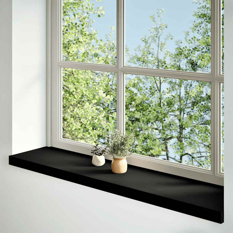 Load image into Gallery viewer, Vidaxl vensterbanken 2 st 110x30x2 cm massief eikenhout donkerbruin