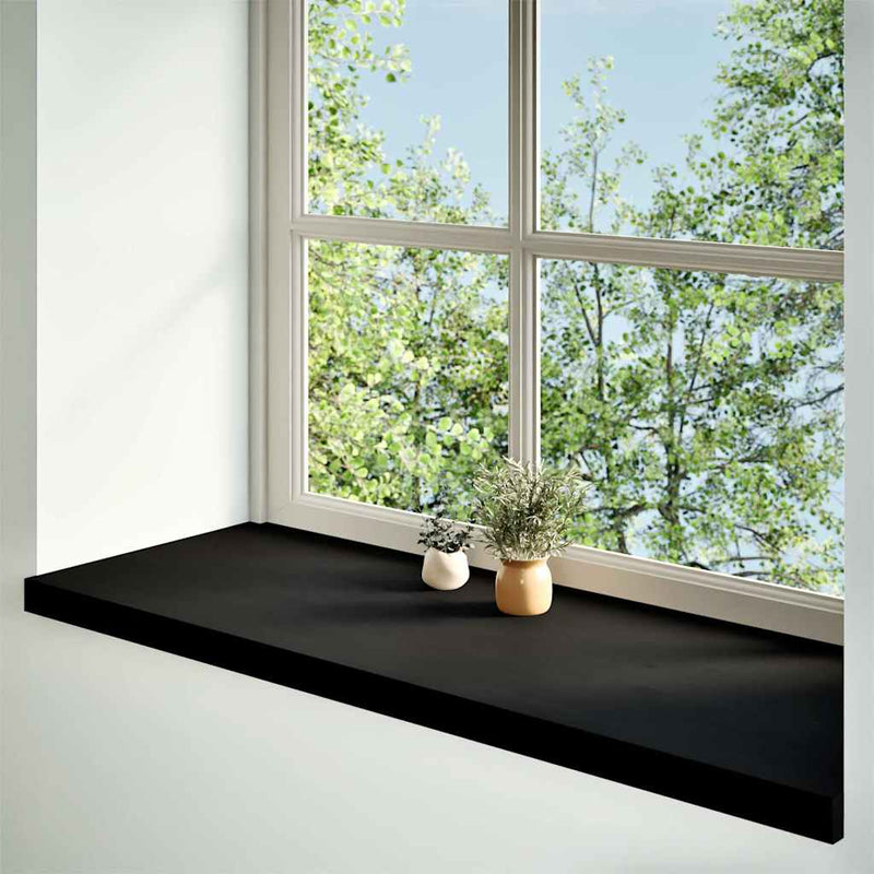 Load image into Gallery viewer, Vidaxl vensterbanken 2 st 120x40x2 cm massief eikenhout donkerbruin