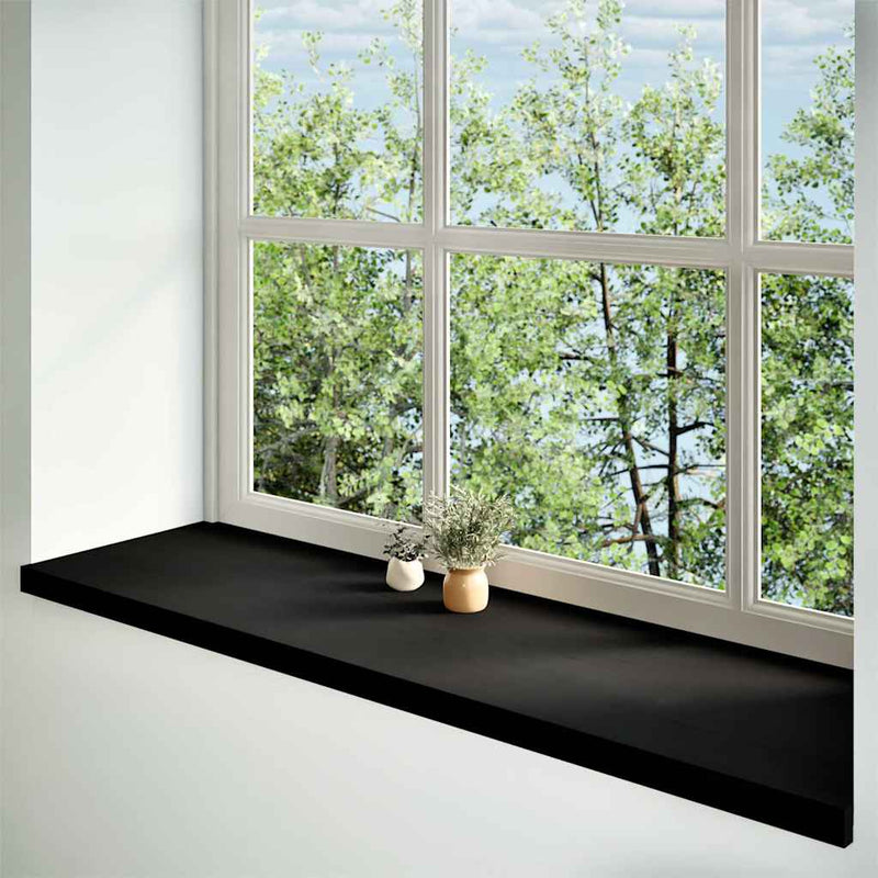 Load image into Gallery viewer, Vidaxl vensterbanken 2 st 140x40x2 cm massief eikenhout donkerbruin